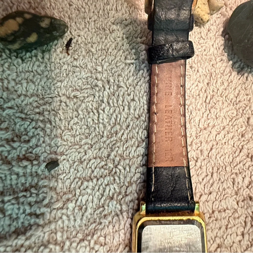 Bulova Gold-Tone Watch with Black Strap - Picture 5 of 7